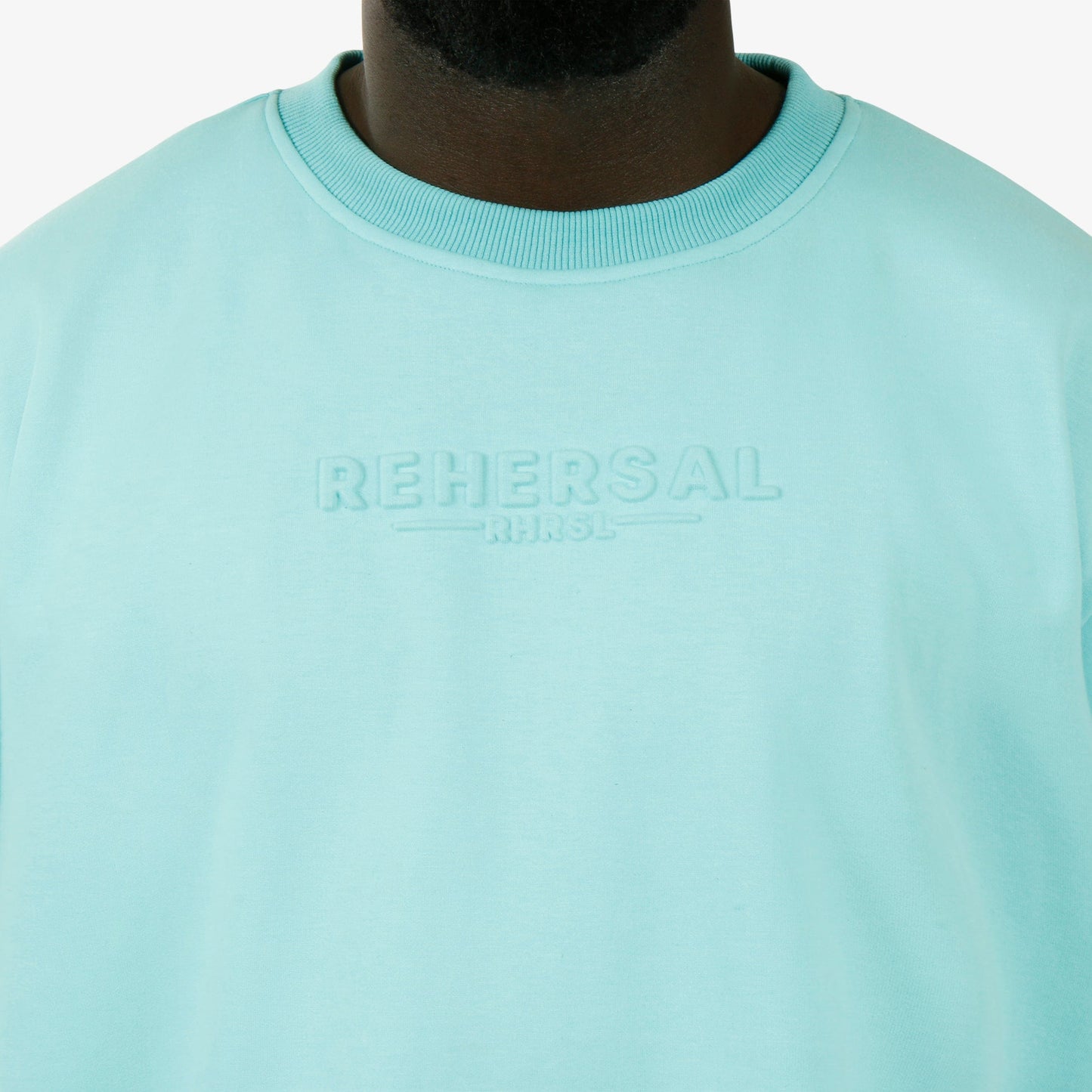 CREWNECK SPLIT-HEM SWEATSHIRT