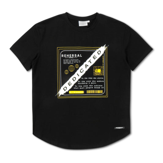 DEDICATED CURVED HEM T-SHIRT